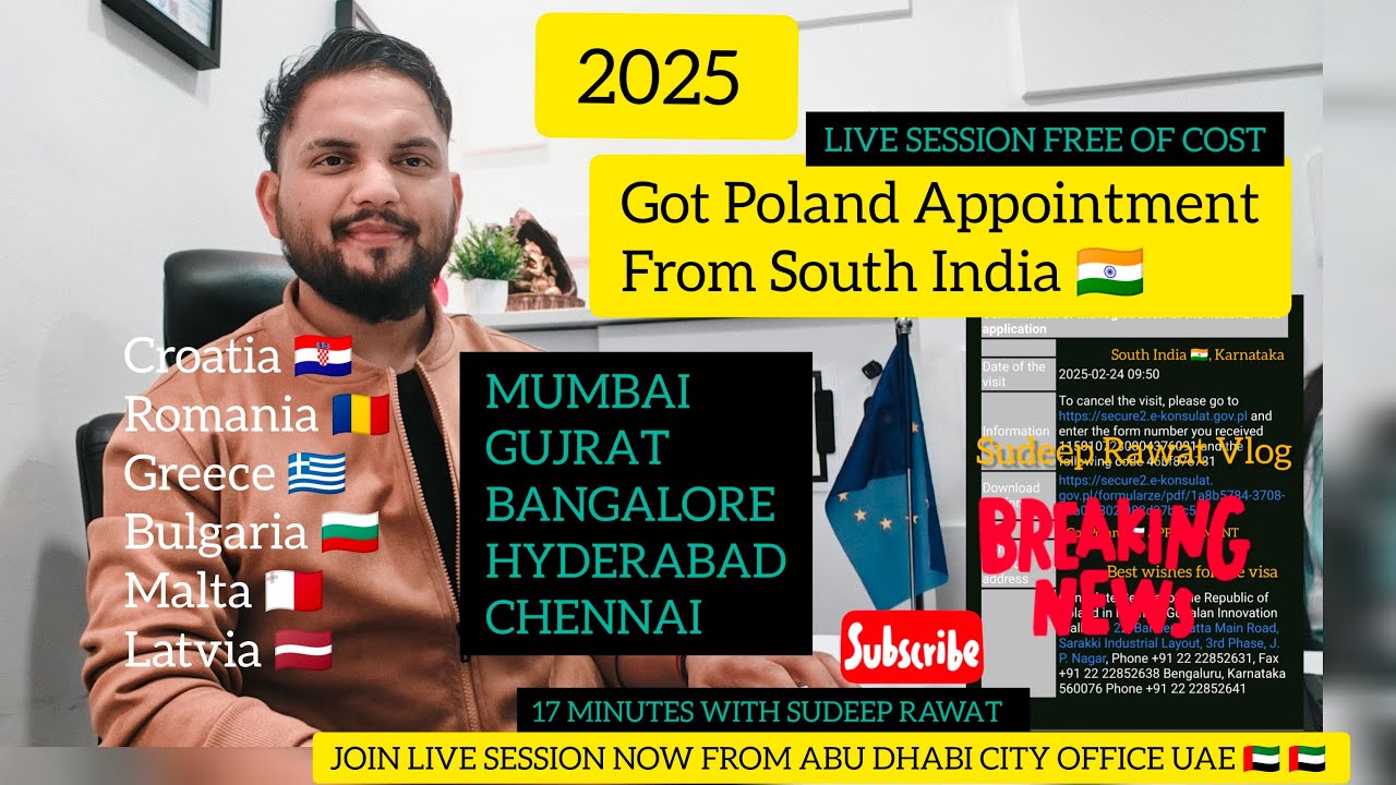 🙋‍♂️2025 TODAY GOT POLAND 🇵🇱🇵🇱 APPOINTMENT FROM NEW SOUTH INDIA 🇮🇳 ✨ ✨