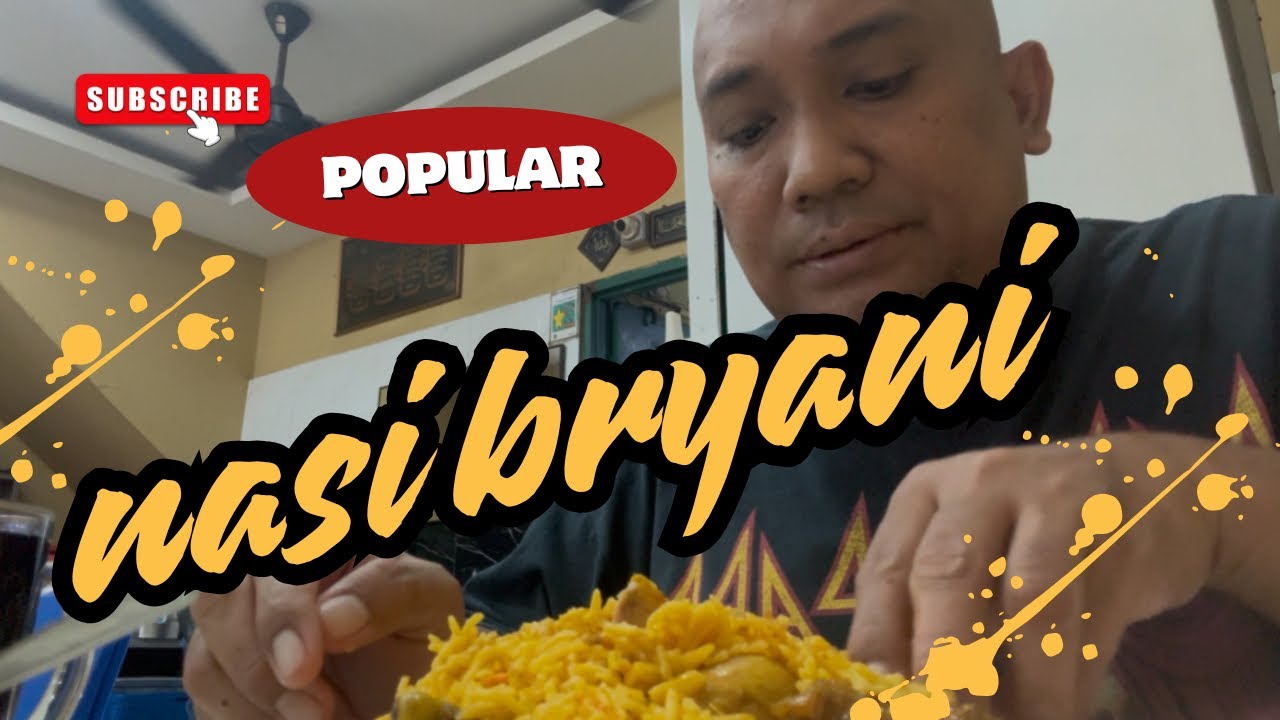HUJUNG  MINGGU BAWAK ANAK JALAN MAKAN NASI BRYANI😜