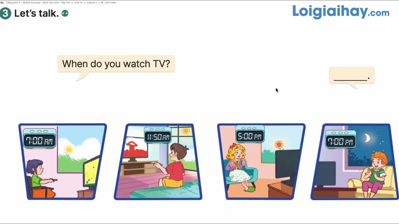 Unit 14: Daily activities - Tiếng Anh 4 Global Success (Kết nối tri thức)