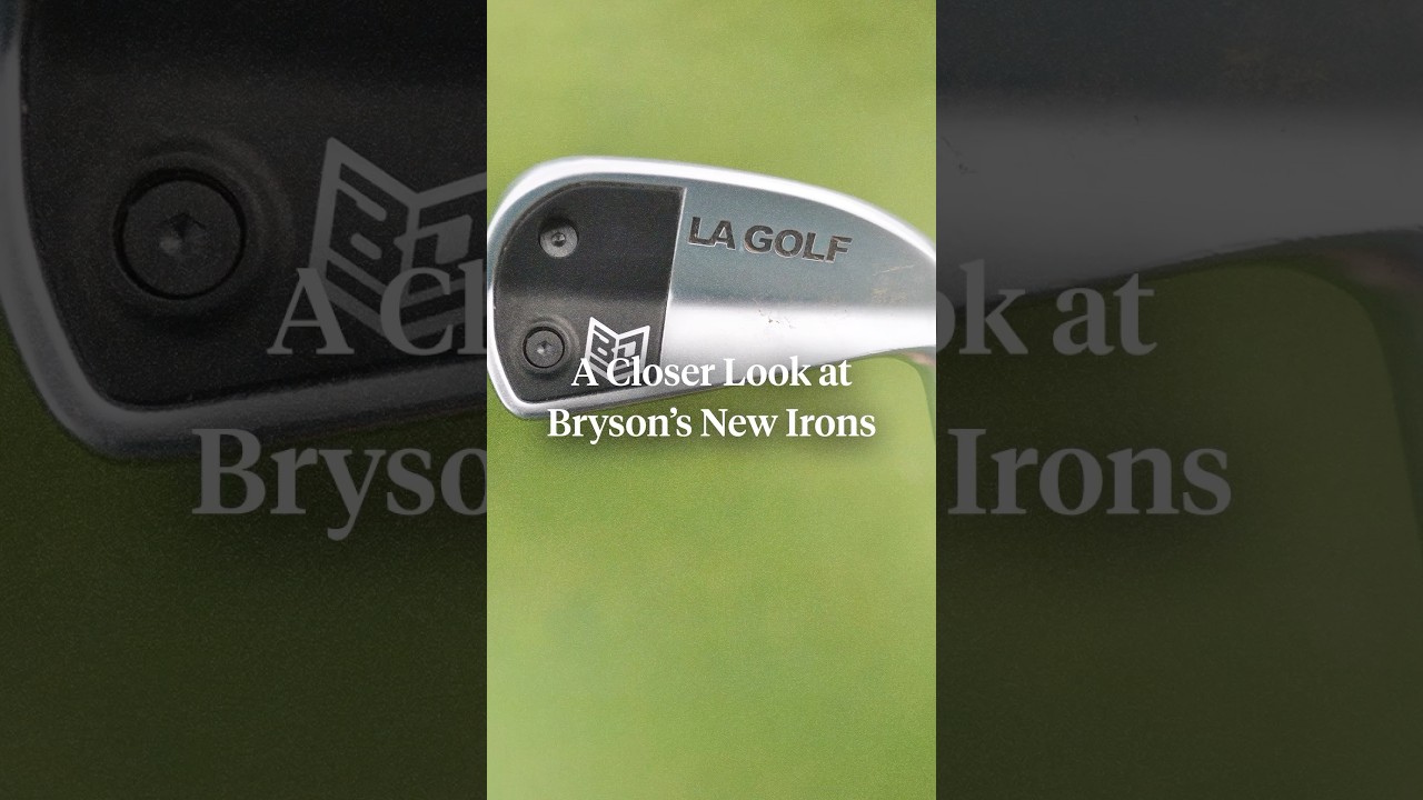 A closer look at Bryson DeChambeau&rsquo;s new irons 👀