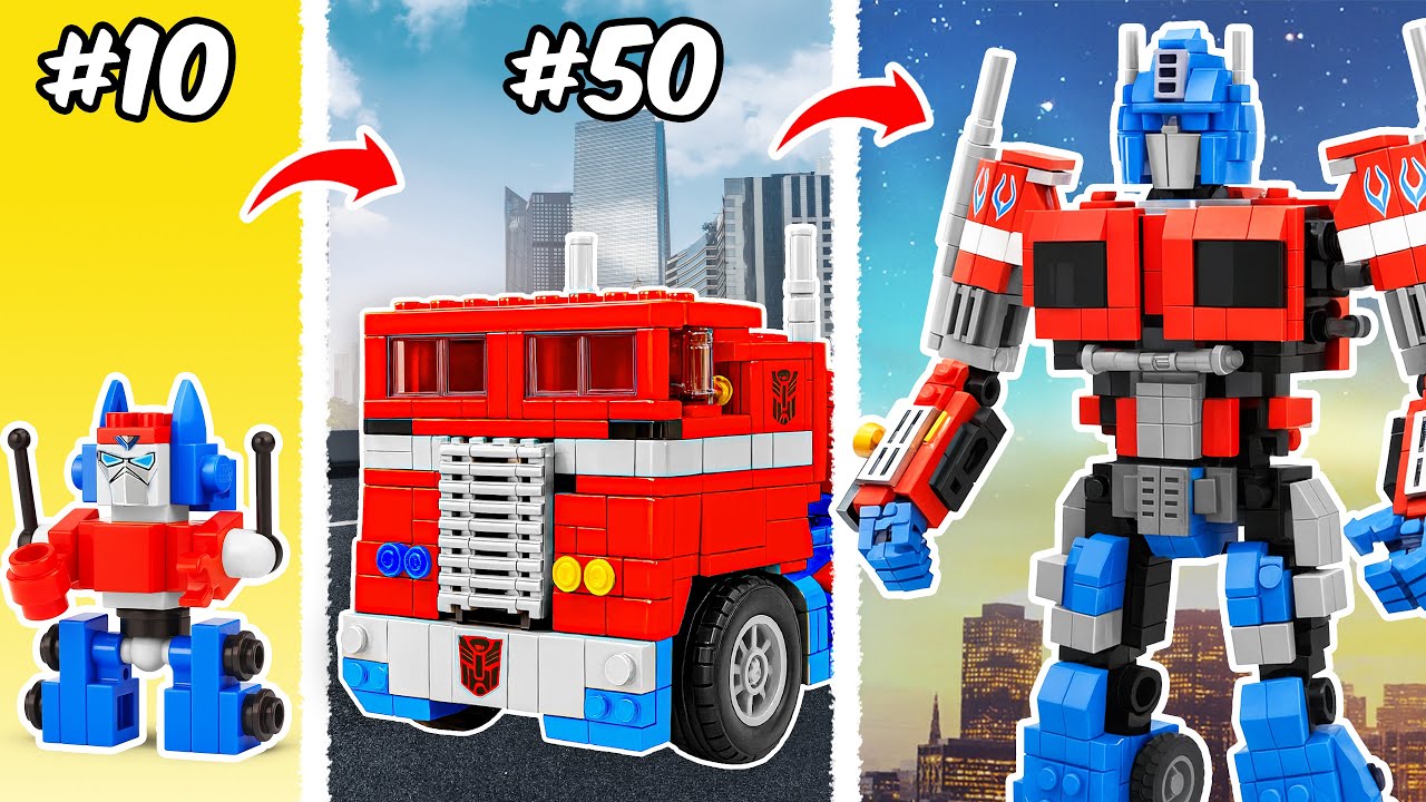 Construí al Optimus Prime definitivo usando LEGO | ROBO Bricks Español