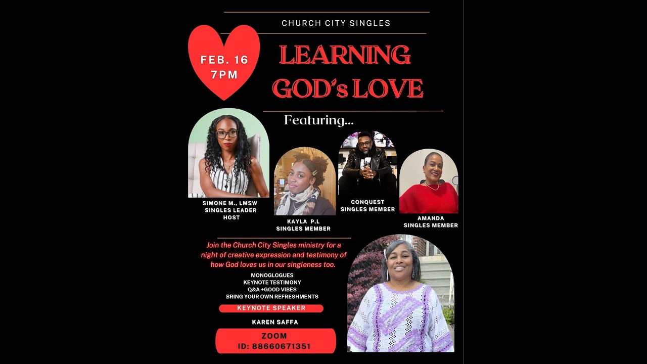 Learning Gods Love Church City Singles
