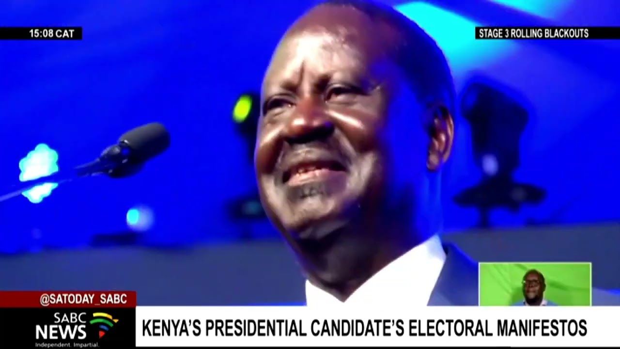 Kenya's presidential candidates electoral manifestos
