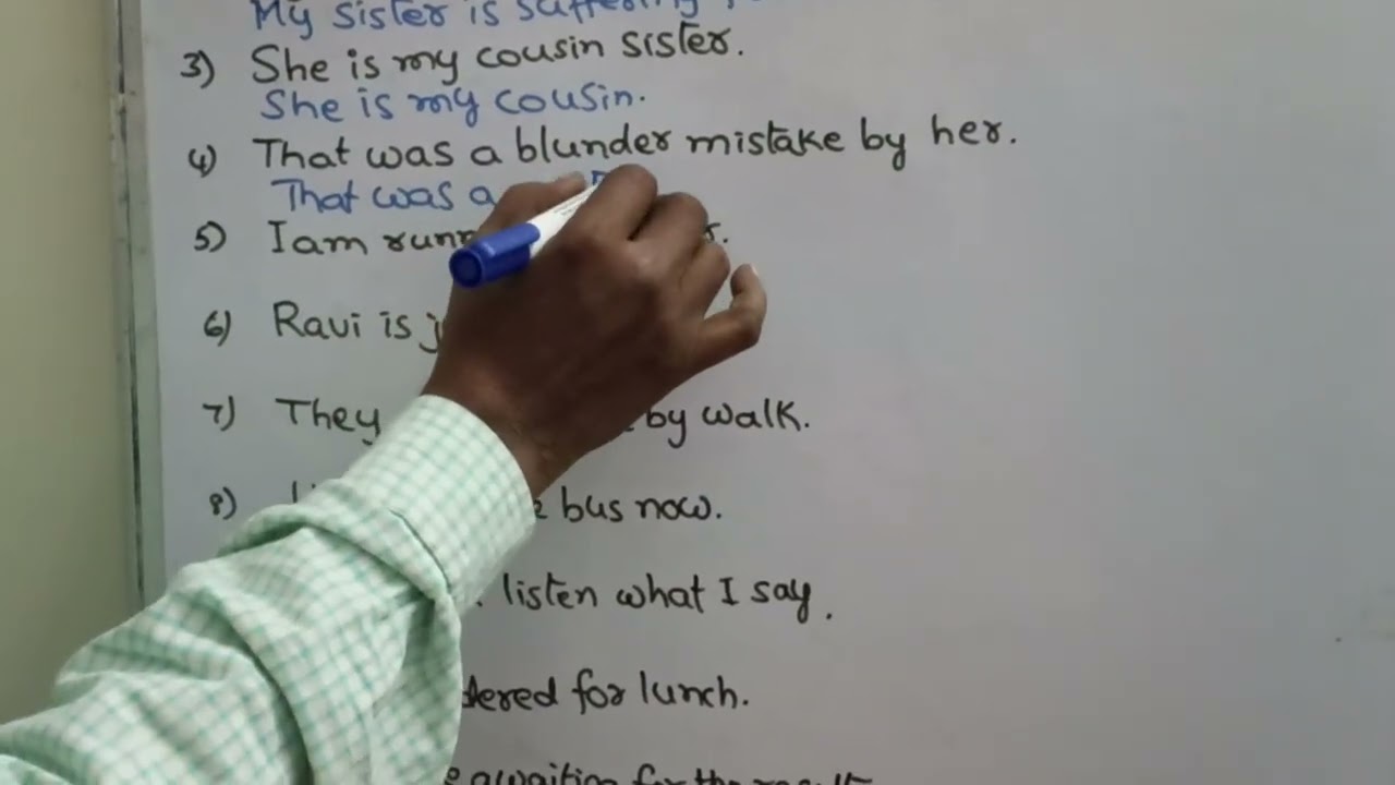 Correct and rewrite the following ( English Grammar Capsules @ Grammar Cohort) 