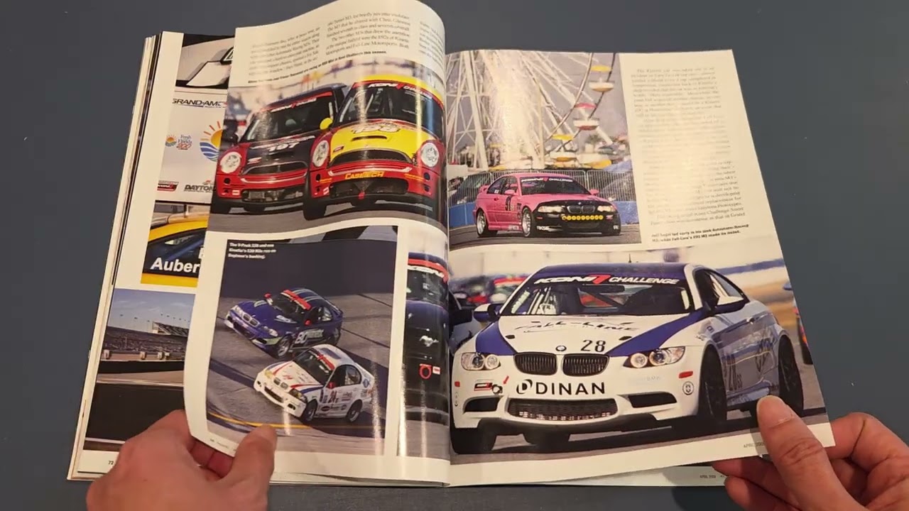 ASMR Page Turning BMW Roundel Magazine  April 2009