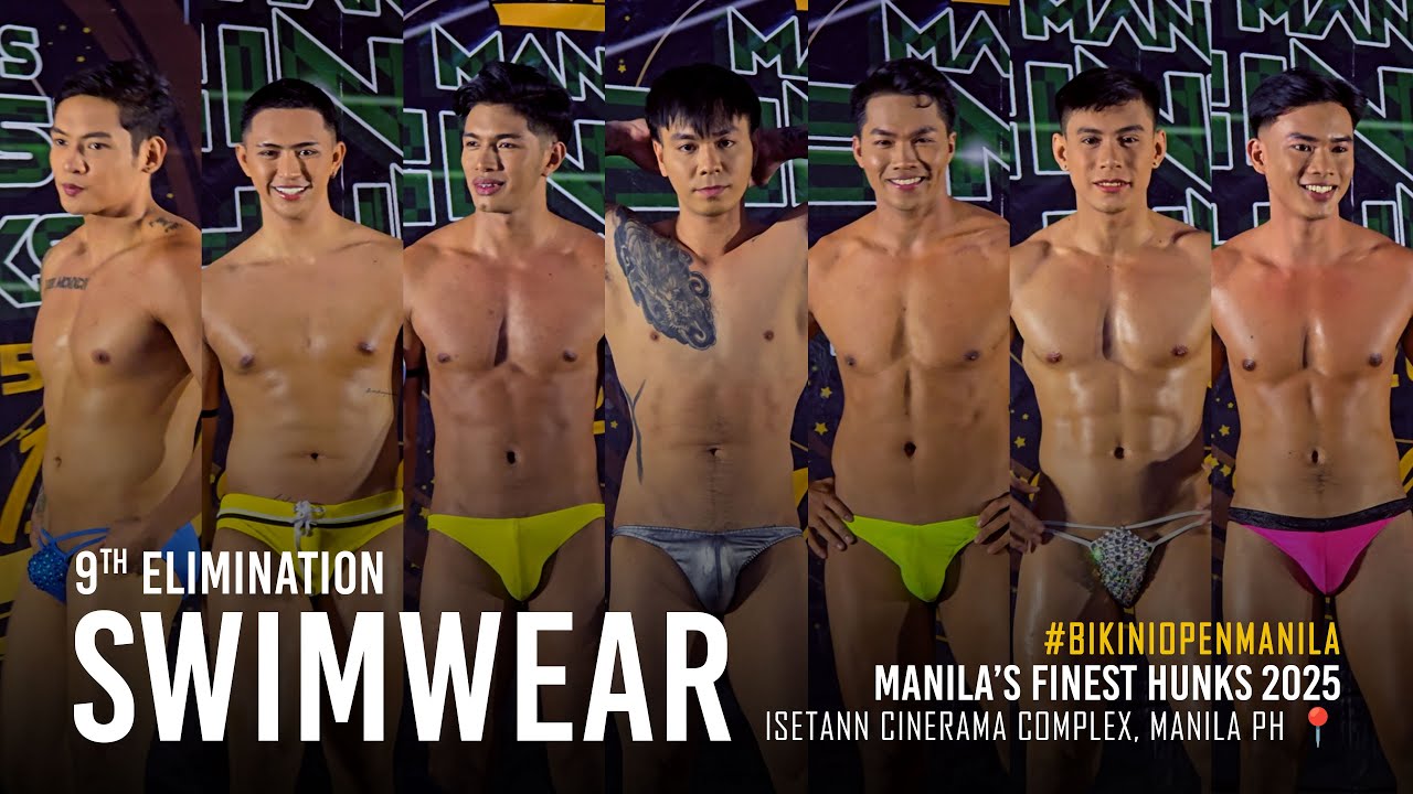 Manila's Finest Hunks 2025, 9th Elimination - Swimwear Segment