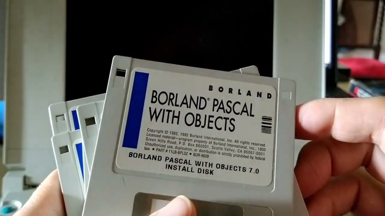 Instalación de Borland Pascal (Turbo Pascal) con disquetes en Windows 3.1