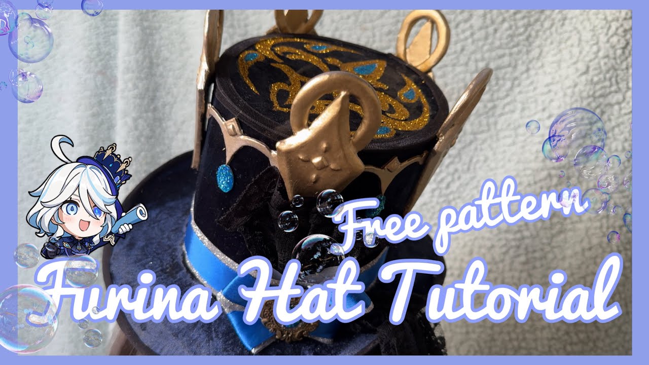 [Genshin Impact] : Furina Hat Tutorial | FREE PATTERN