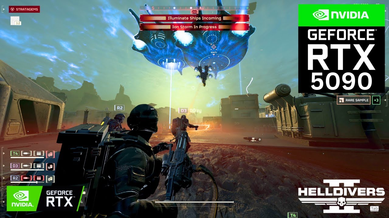 HELLDIVERS 2: LIBERATE VALMOX on RTX 5090 32GB (4K Maximum Graphics)