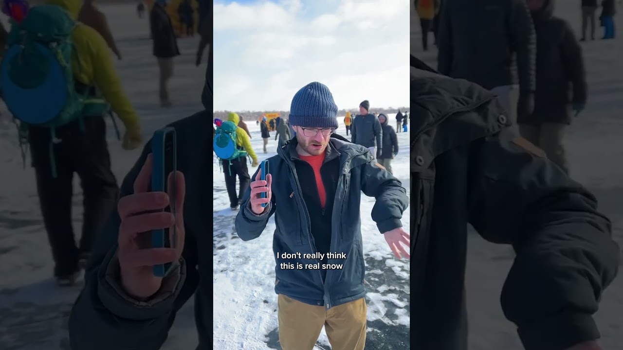 This Frozen Minnesota Lake Turns into an Art Festival?!