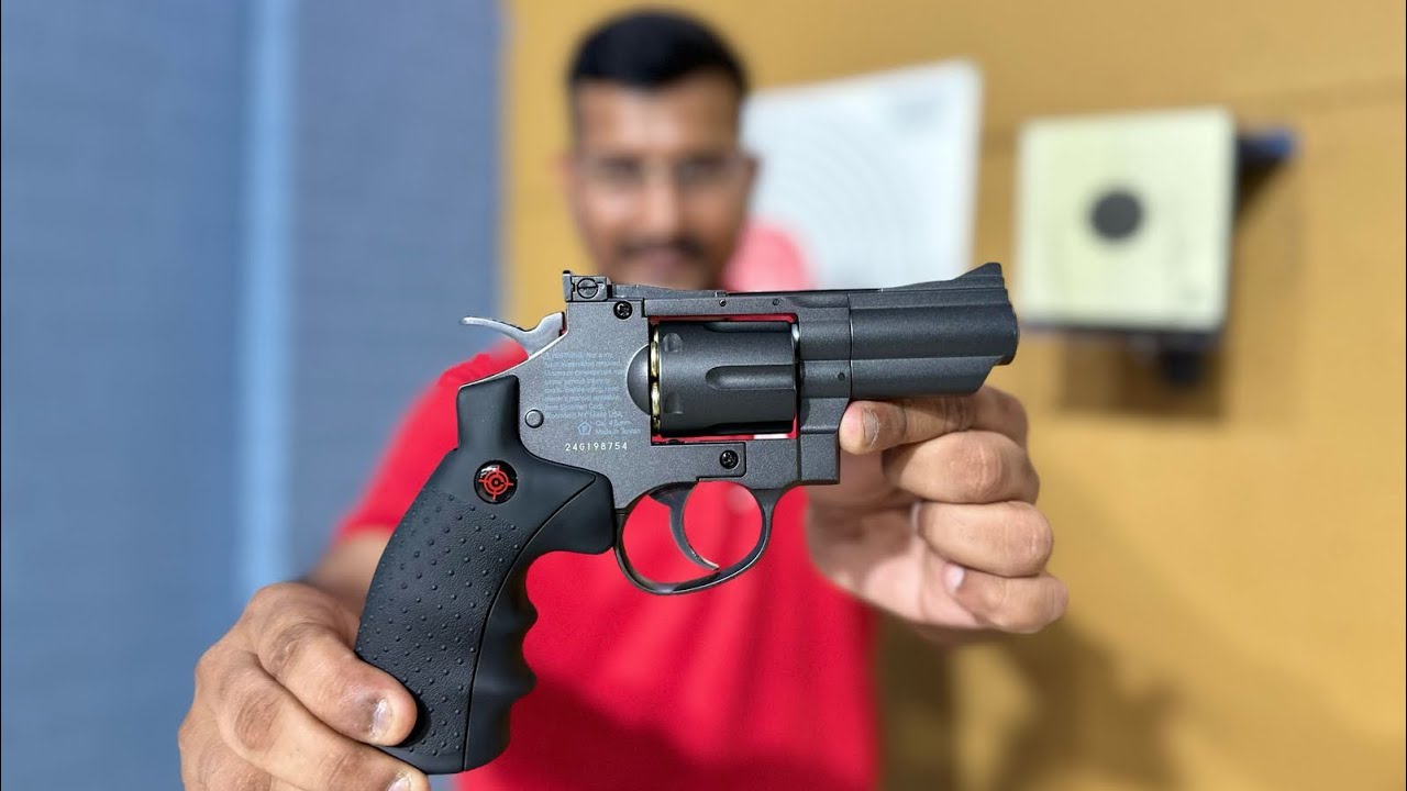 Crosman SNR357 Dual Ammo CO₂ Air Revolver | BB & Pellet Shooting Test | Airsoft Gun India