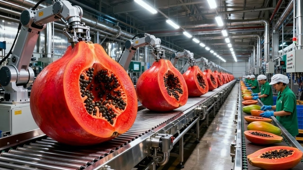 Inside the Modern Raspberry Factory From Field to Dessert &ndash; Full Production Process