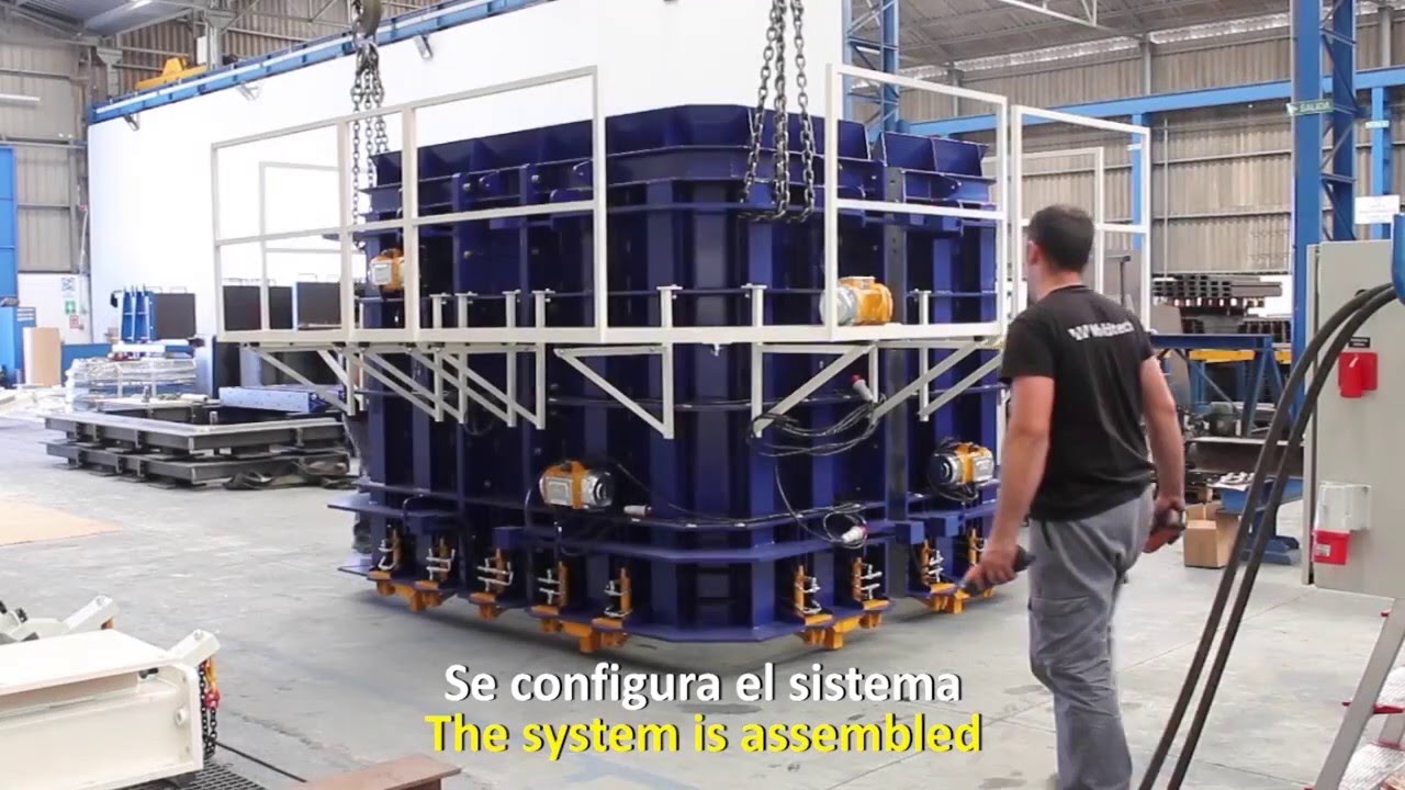 Box culvert dry cast production by Moldtech MT20 system