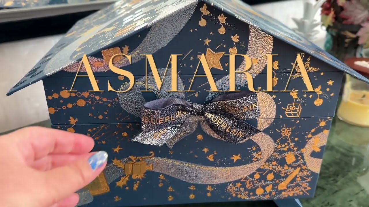 GUERLAIN ADVENTSKALENDER 2024 UNBOXING РАСПАКОВКА АДВЕНТКАЛЕНДАРЯ 2024 ОТ ГЕРЛЕН АСМР ВИДЕО