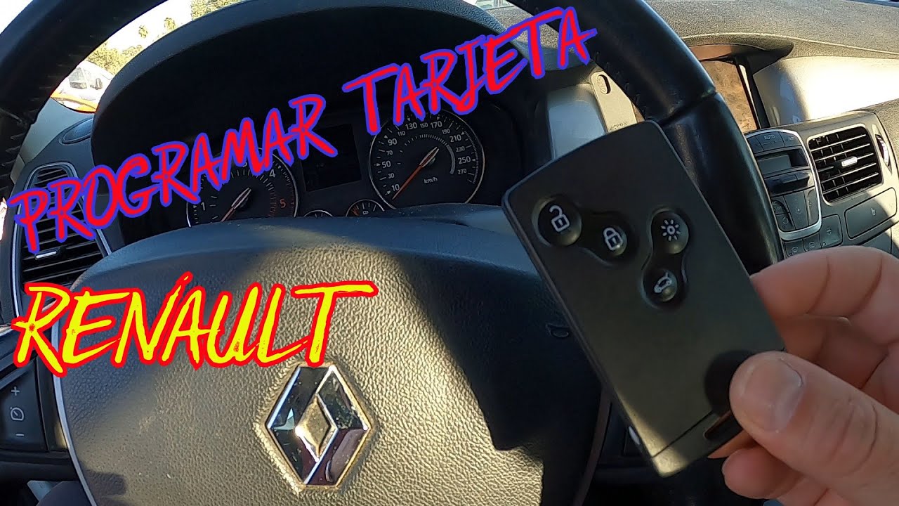 PROGRAMAR TARJETA RENAULT LAGUNA MEGANE