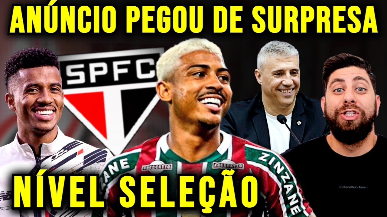 MUDOU TUDO SIM!!! S&Atilde;O FAZ AN&Uacute;NCIO GIGANTESCO DO NADA! SPFC HOJE TEM REVIRAVOLTA HIST&Oacute;RICA!