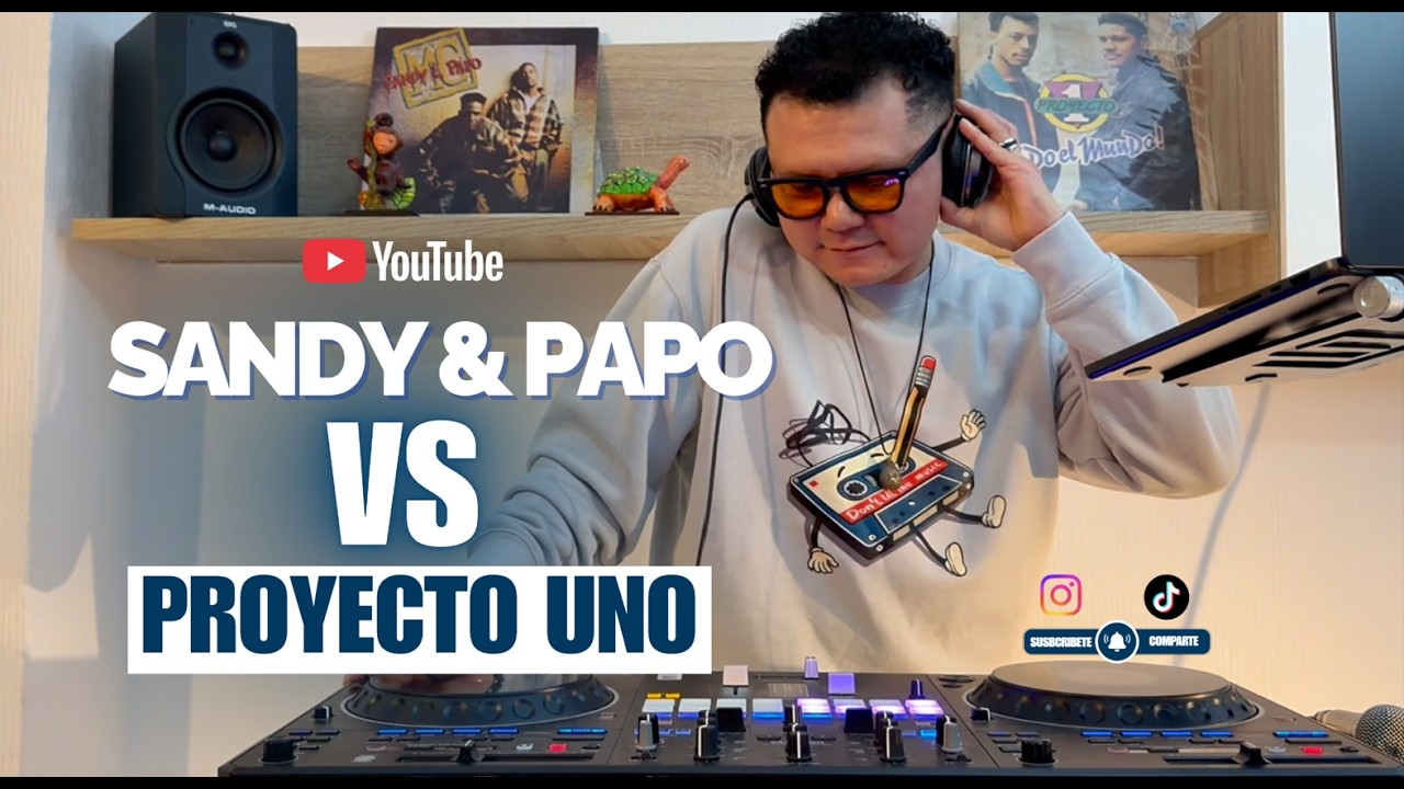 Sandy & Papo vs Proyecto Uno 🔥 Clásicos 90s que Rompieron las Fiestas | DJ Dennyz 🇪🇨🇪🇸