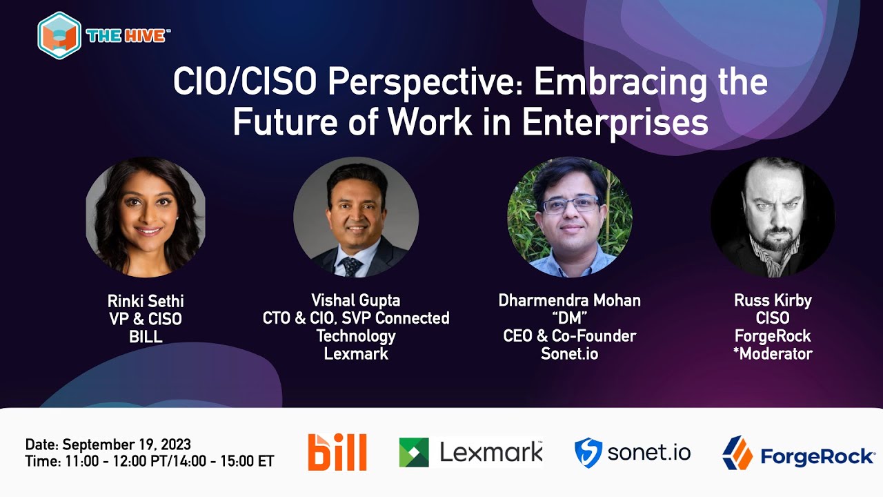 CIO/CISO Perspective: Embracing the Future of Work in Enterprises