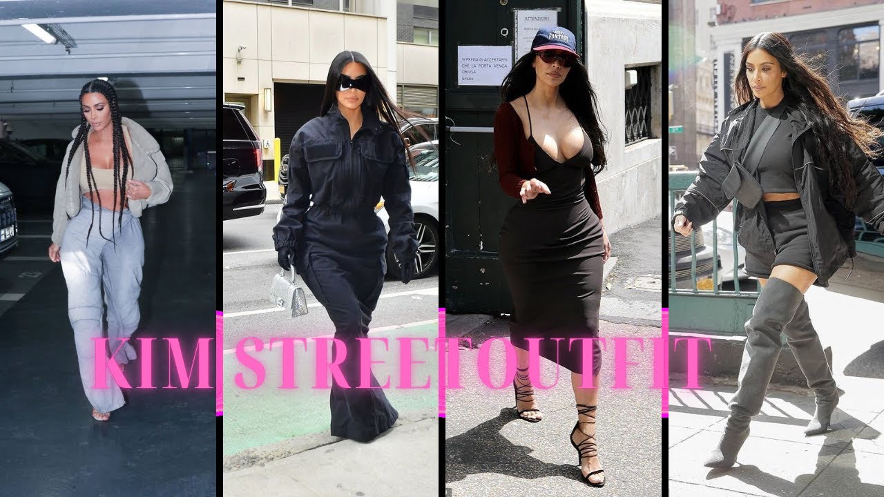 Kim  Kardashian street outfit