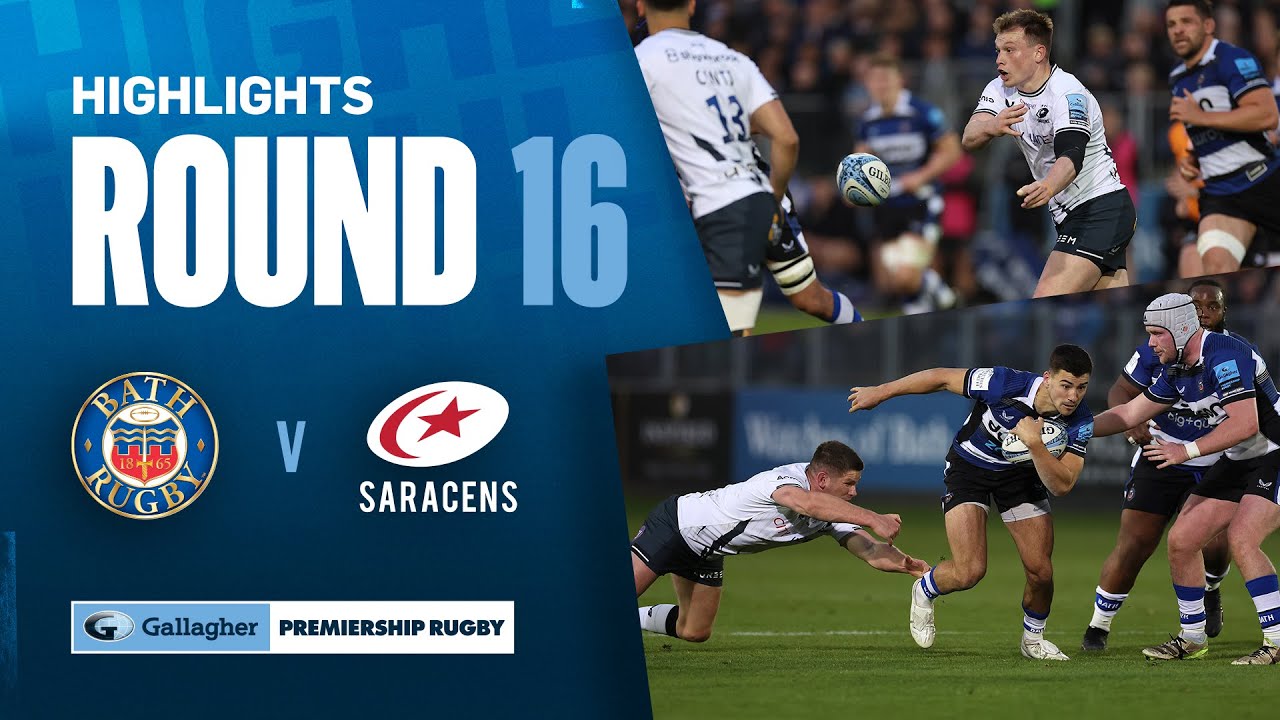 Bath v Saracens - HIGHLIGHTS | Hard-Fought Victory! | Gallagher Premiership 2023/24