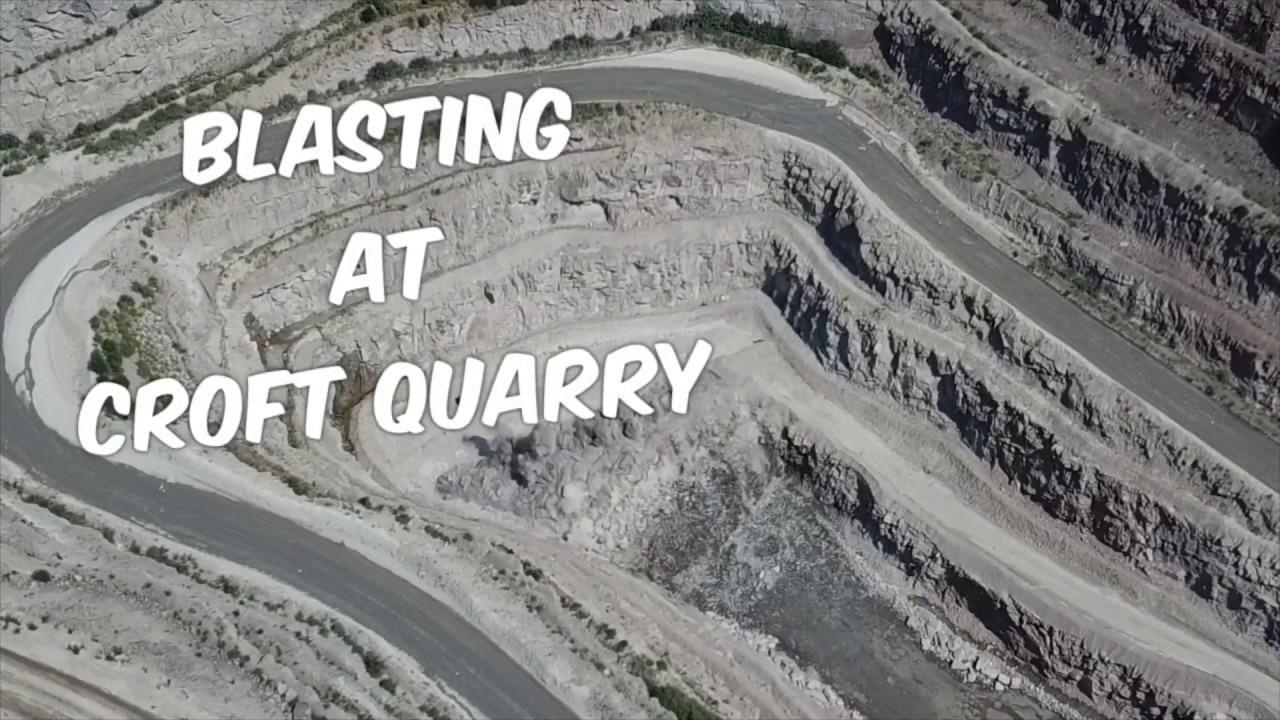 Blasting At Croft Hill Quarry “A Birds Eye View” Massive Explosion