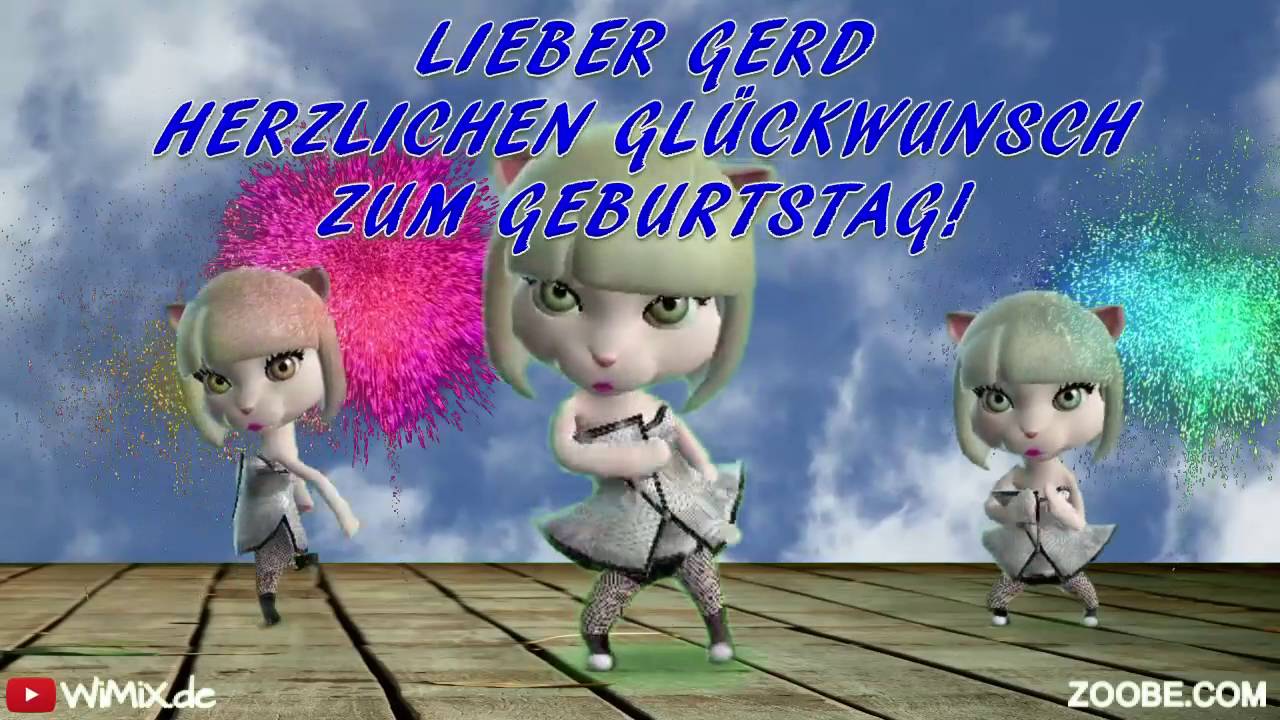 WiMiX.de &rarr; Gerd 0001 Happy Birthday Herzlichen Gl&uuml;ckwunsch zum Geburtstag, Gratulation, ZOOBE