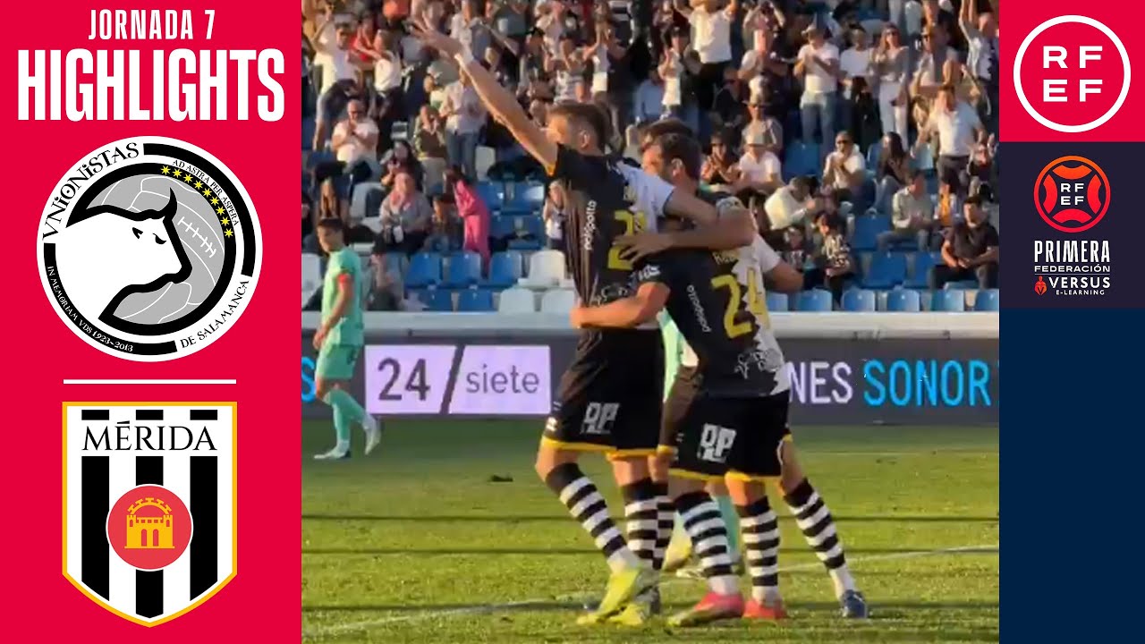 Resumen #PrimeraFederaci&oacute;n | Unionistas CF 2-0 AD M&eacute;rida | Jornada 7 | Temporada 2025/26