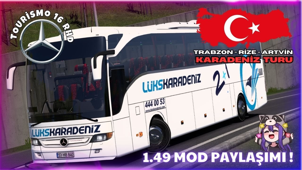 MERCEDES BENZ - TOURİSMO 16 RHD ! / PERON GÜNLÜKLERİ #1 - ETS 2 / 1.49 !