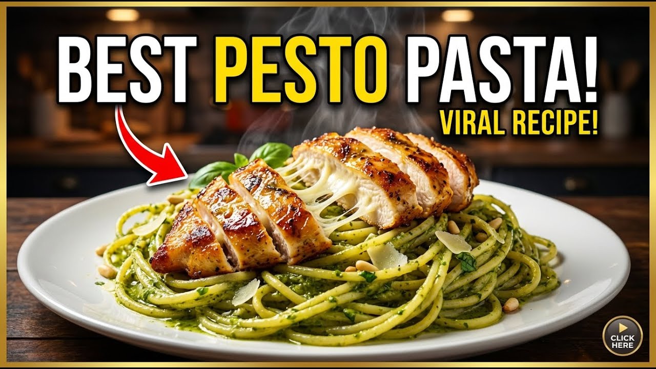 Pesto soslu makarna! Макароны в соусе песто! Pasta with pesto sauce!