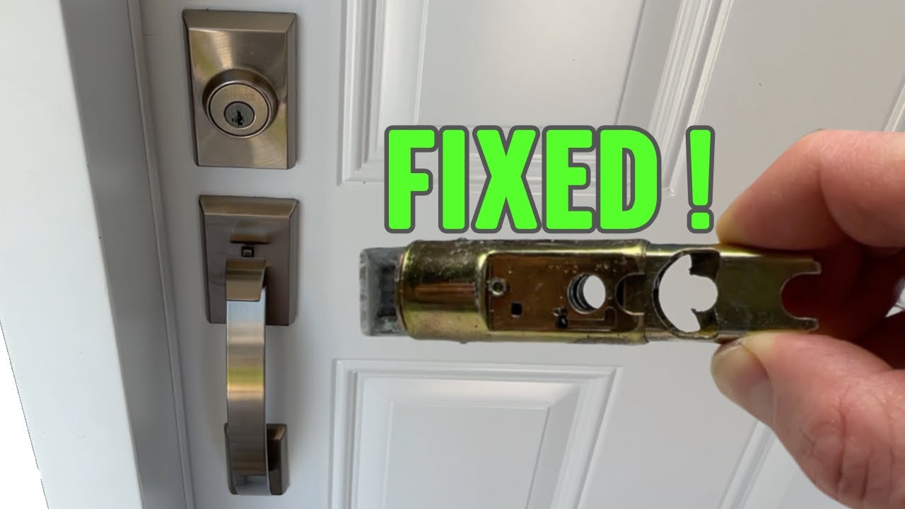 РУЧКА WEISER / KWIKSET НЕ ОТКРЫВАЕТСЯ. ЗАЩЕЛКА НЕ ОТХОДИТ ДО ПОЛНОГО ХОДА — РЕШЕНО!