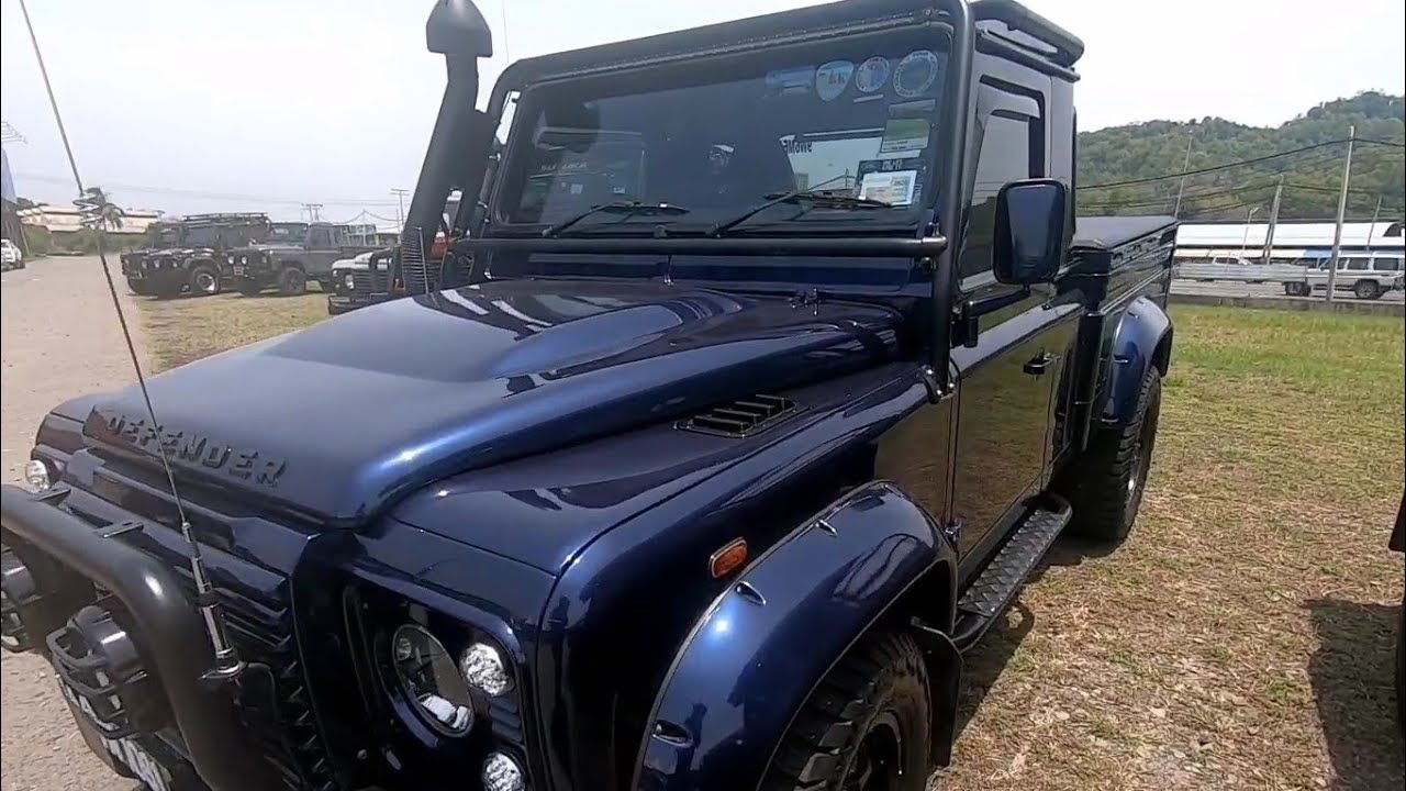 Sweet Land Rover Defender 110 Pickup Truck | Landy Off-Road Overland 4x4