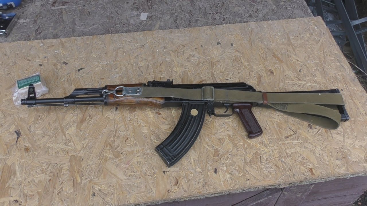 Обзор и стрельба из охотничьего карабина МКМ-072Сб АКМ 1963 / MKM-072Sb carbine.Review and shooting/