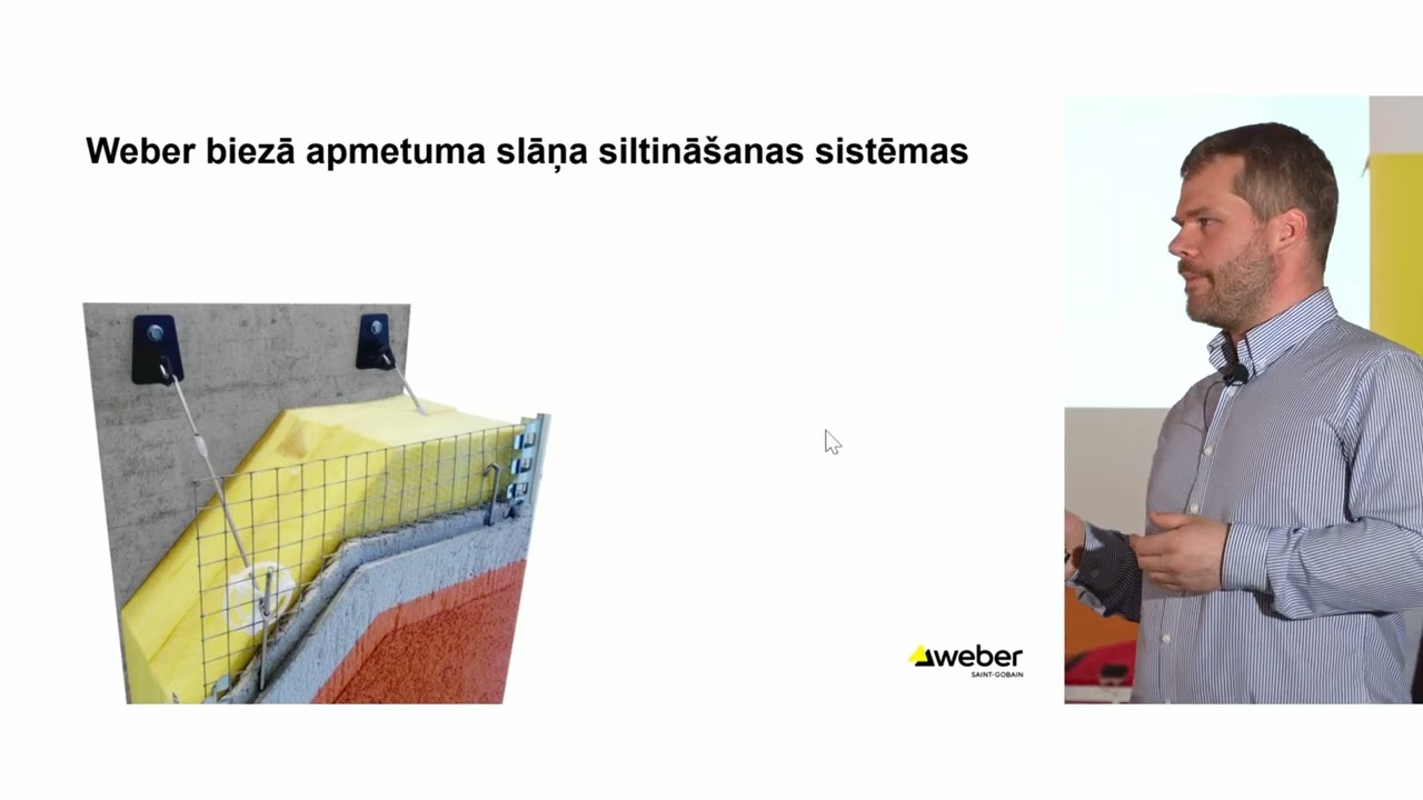 WEBER fasāžu siltināšanas risinājumi (ETICS)