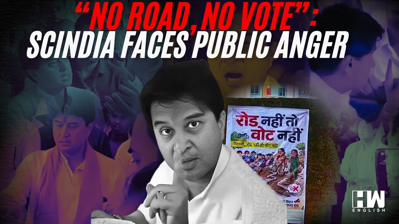 &ldquo;No Road, No Vote&rdquo;: Public Confronts Jyotiraditya Scindia, MP Rebukes Them Over Their Language