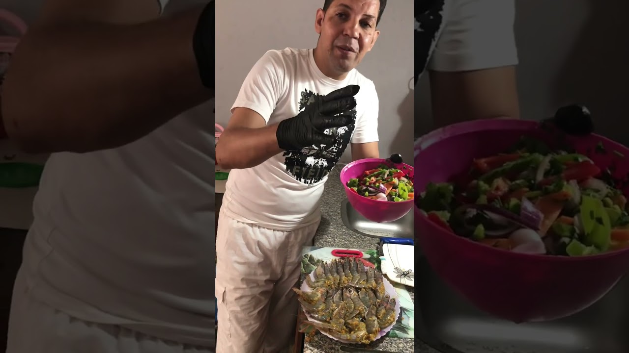 طريقة شوربة الجمبرى وطريقة الجمبرى المشوى فى حله والجمبرى المسلوق فى البيت