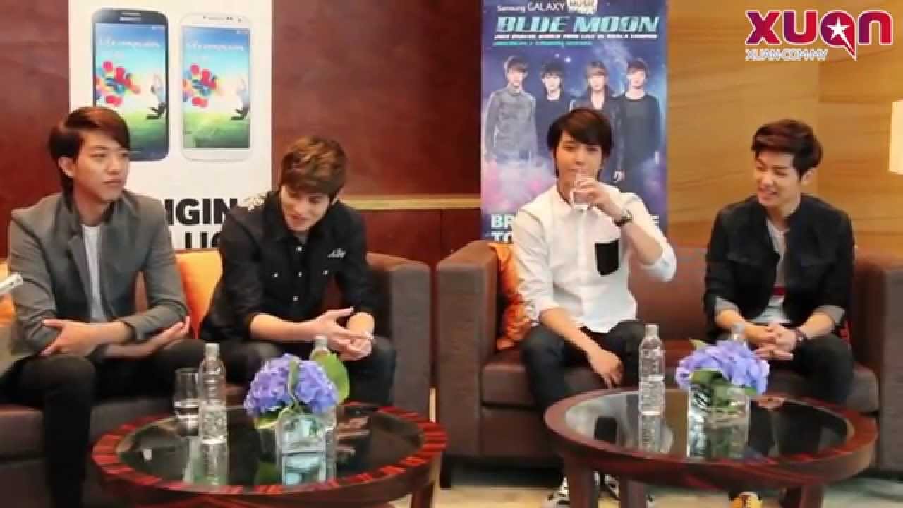 130823 CNBLUE Blue Moon in Malaysia Interview