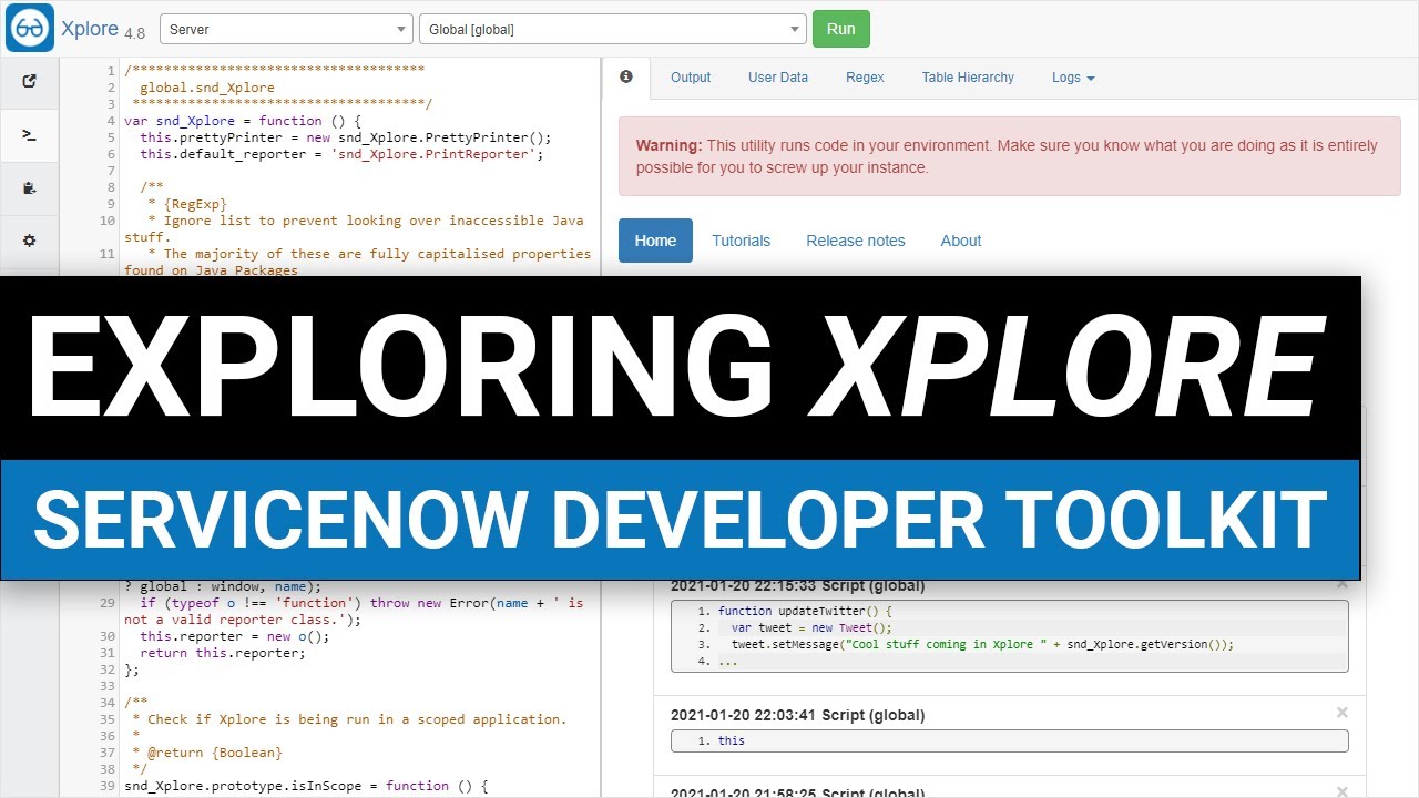 Live Demo: Xplore for ServiceNow