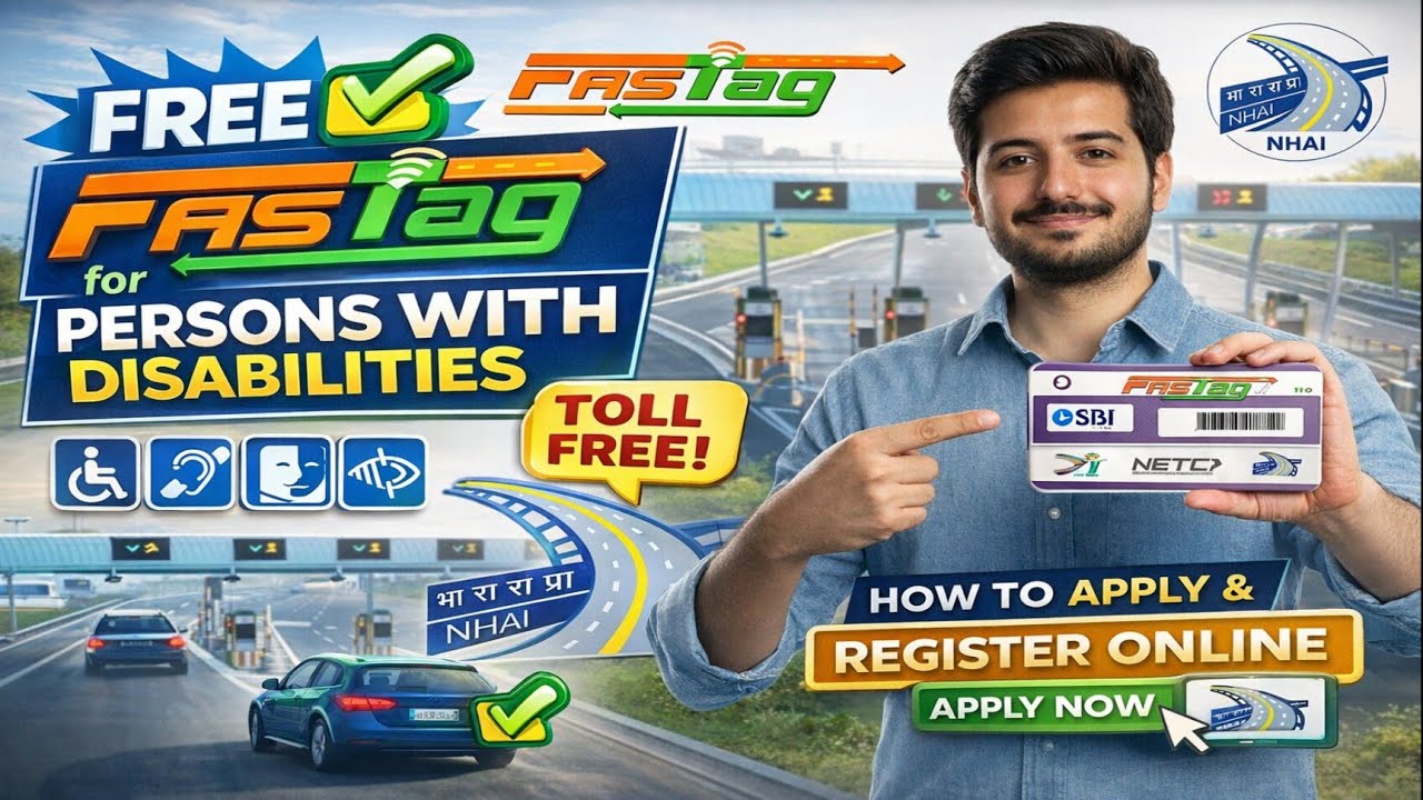 Get Your FREE Exempted FASTag For DIVYANGJAN Vehicles On Indian Highways? 