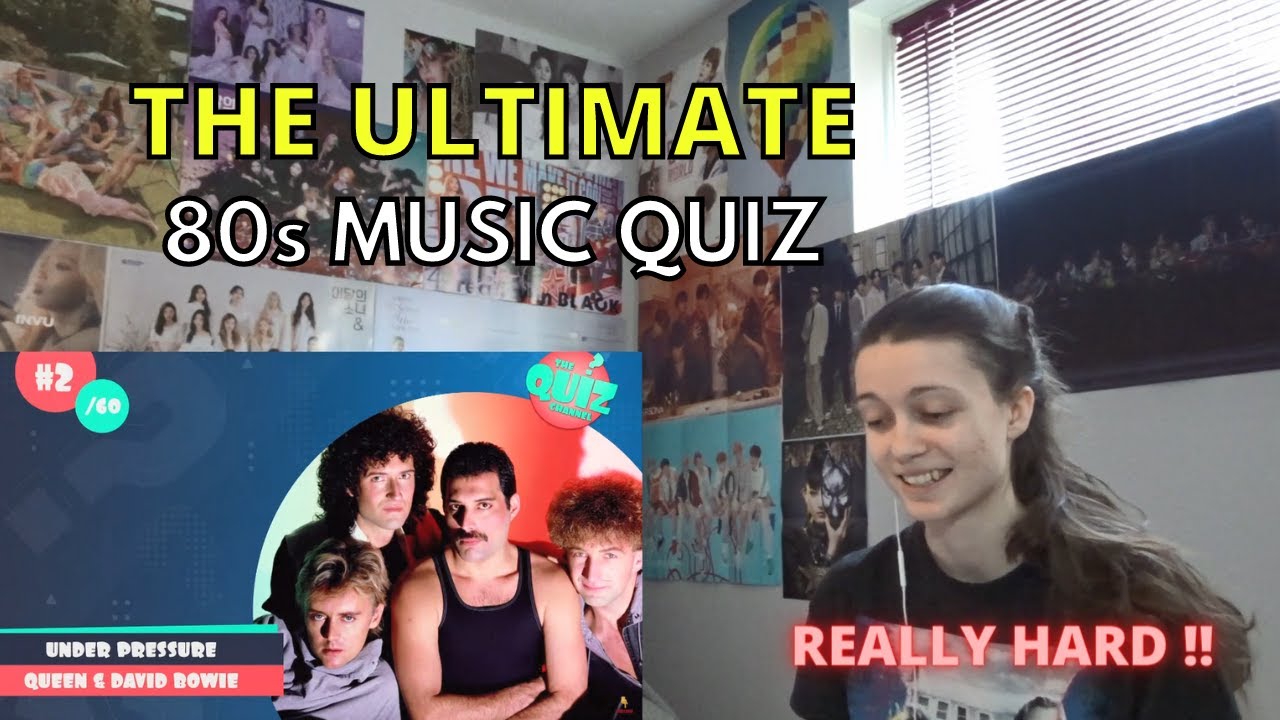 Reaction to The Ultimate 80s Music Quiz. IT'S NOT EASY !!