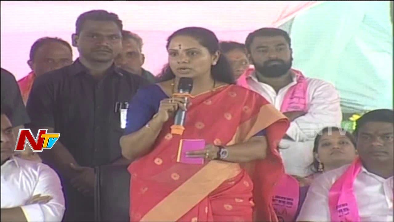 MP Kavitha Speech At IT Hub Foundation Stone Ceremony In Nizamabad | Telangana  | NTV