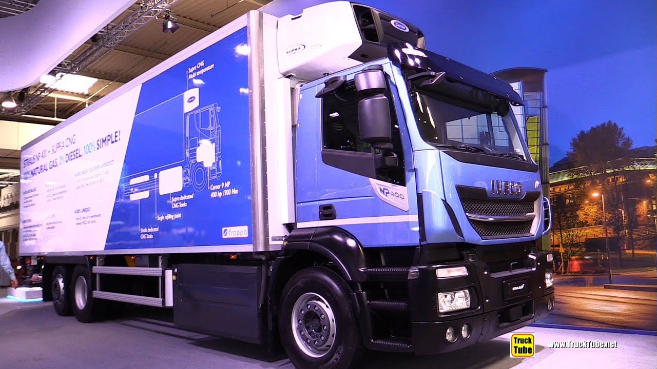 2019 Iveco Stralis 400 NP CNG Refrigerated Truck - Exterior Interior Walkaround - 2018 IAA Hannover