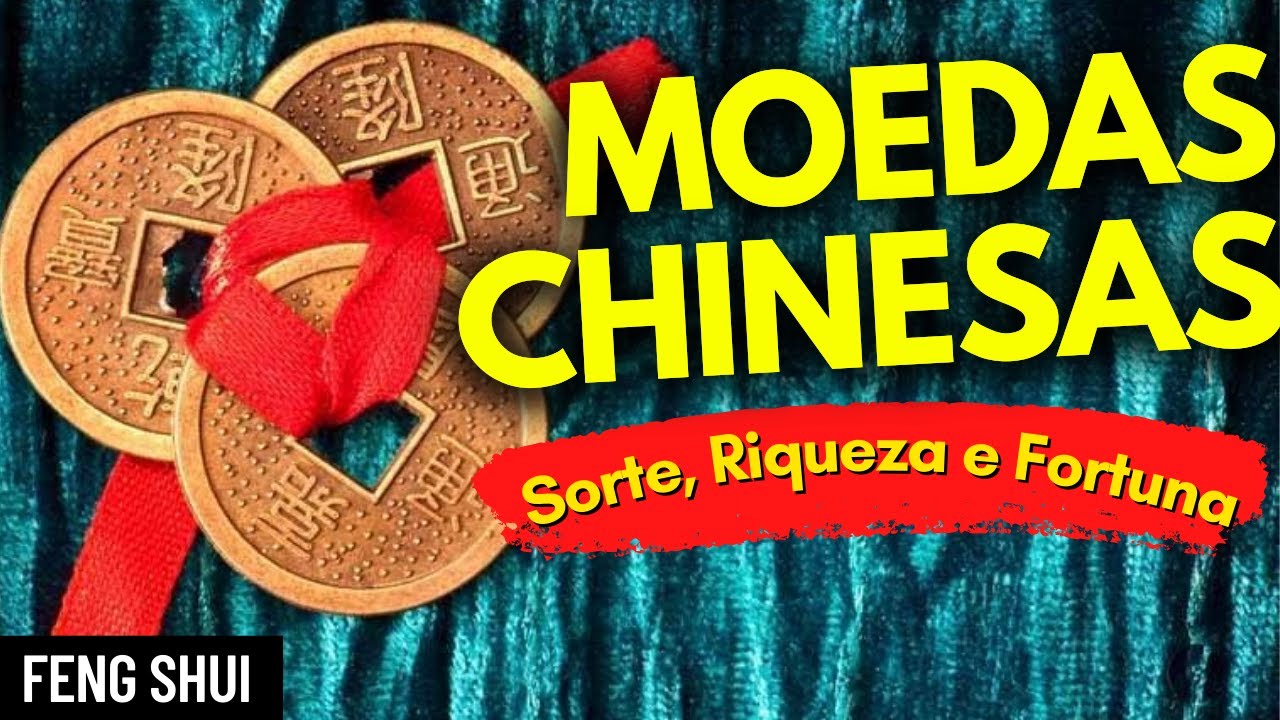COMO ATRAIR DINHEIRO, SORTE 🍀 E RIQUEZA PARA A SUA CASA 🤑 - MOEDAS CHINESAS DO FENG SHUI