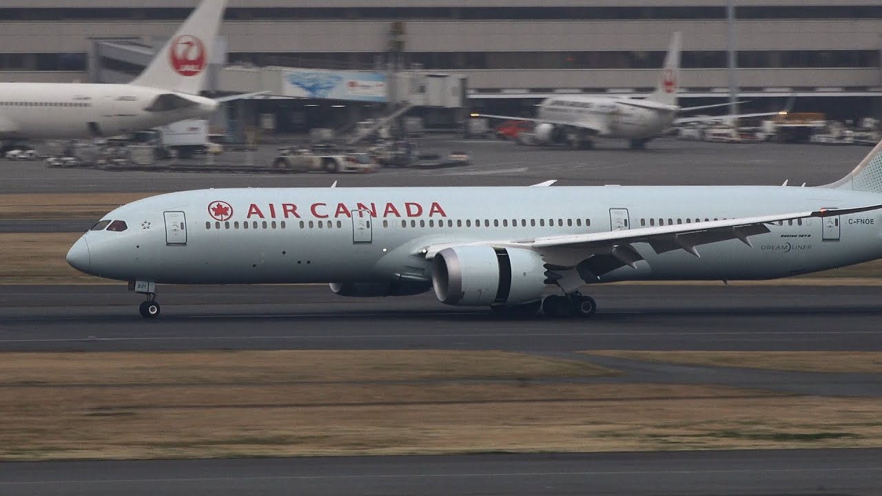 Air Canada Boeing 787-9 C-FNOE Landing at HND 34L