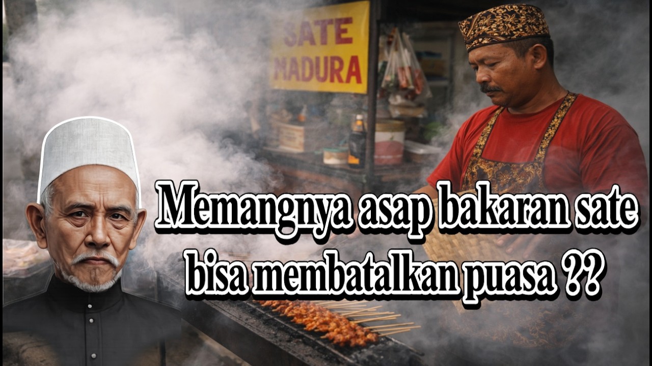 105. Memangnya asap bakaran sate bisa membatalkan puasa??