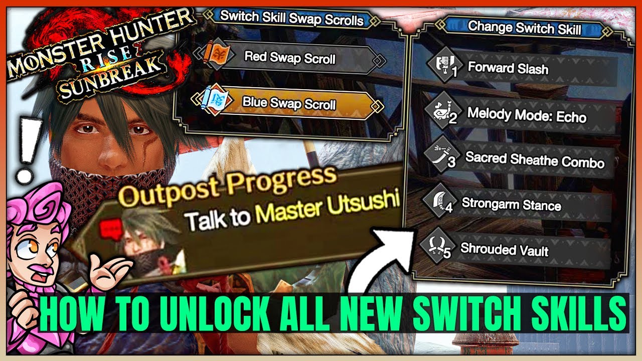 How to Unlock ALL New Switch Skills ASAP + ALL 42 Skills Explained - Monster Hunter Rise Sunbreak!