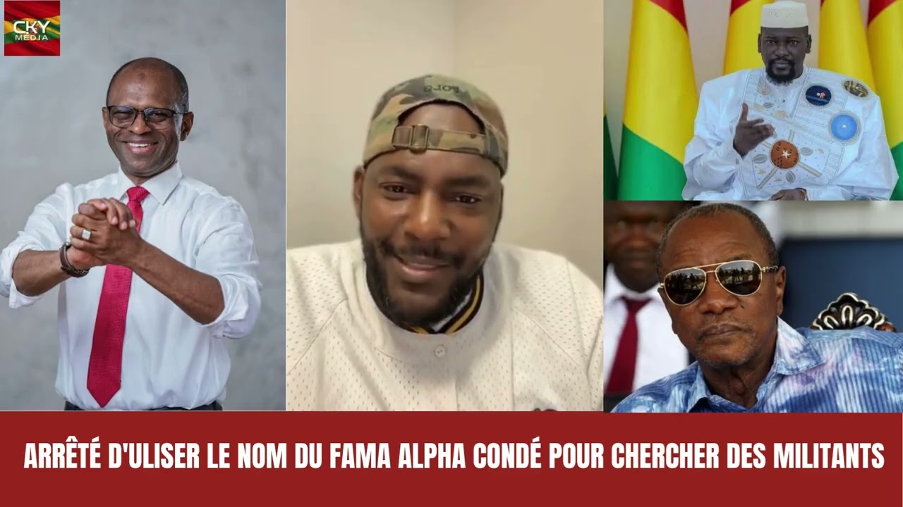 ARRETÉ D'UTULISER LE NOM DU FAMA ALPHA CONDÉ POUR CHERCHER DES MILITANTS 