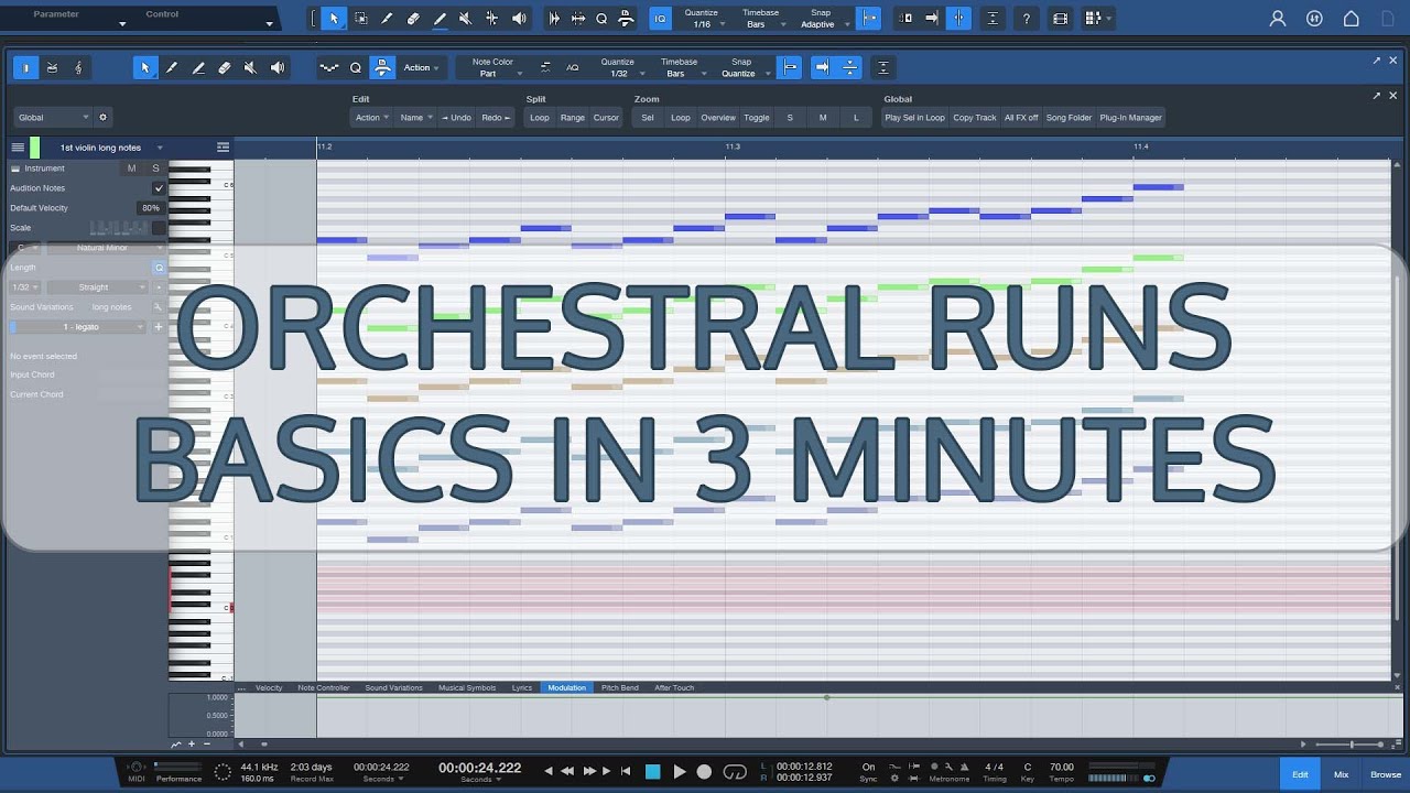 Orchestral Runs Basics in 3 Minutes