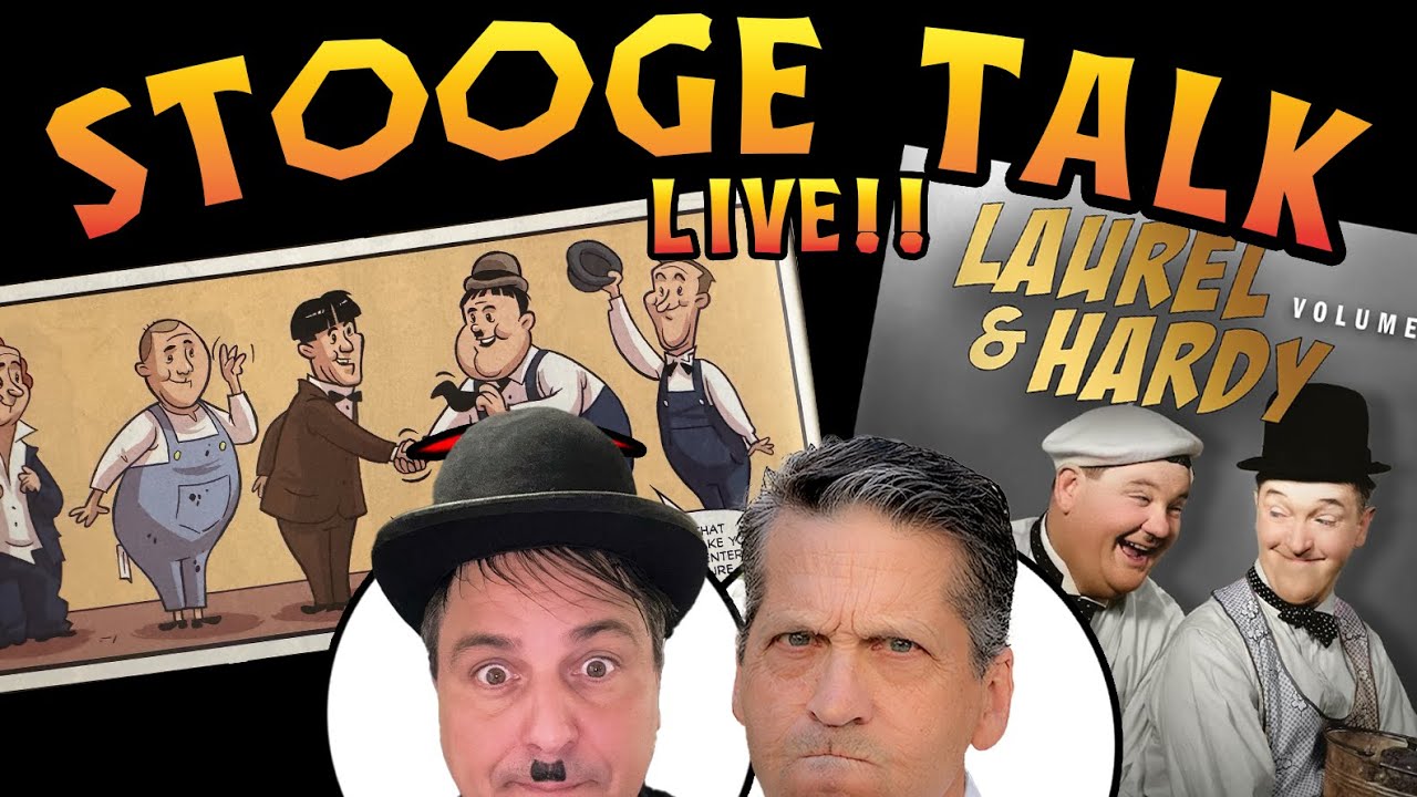 STOOGE TALK LIVE - Three Stooges meet Laurel and Hardy - COMEDY Talk Live??!
