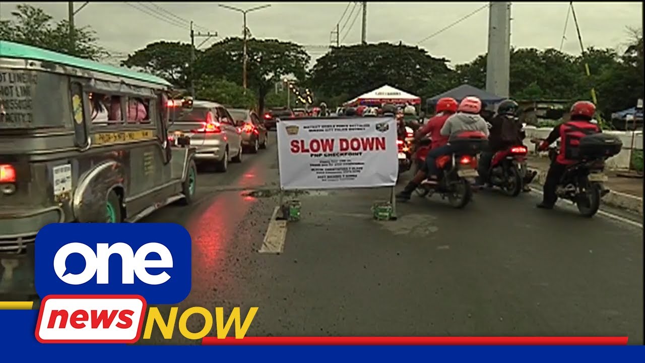 NCR checkpoints cause heavy traffic