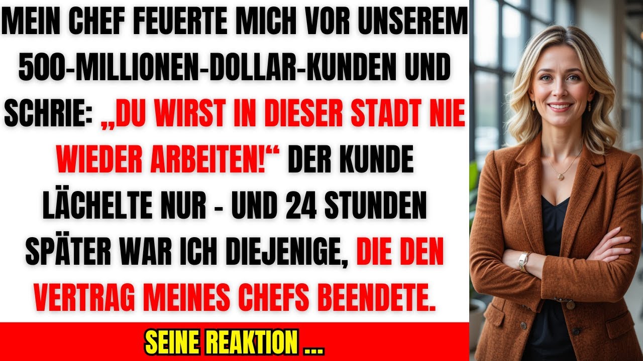 „Er feuerte mich live vor dem Großkunden – ich beendete SEINEN Vertrag“